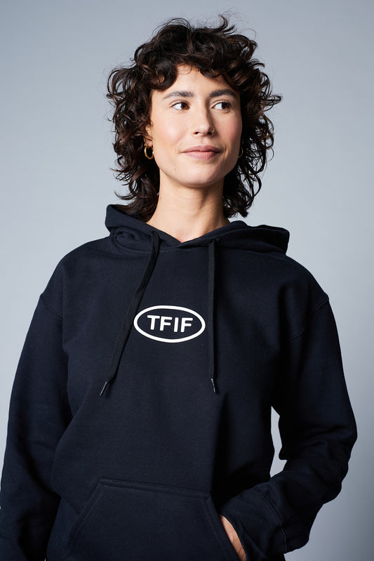 TFIF - POWER HOODIE (STATEMENT) BLACK
